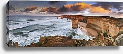 Постер Апостолы, Австралия. Утренняя панорама