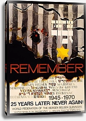 Постер Неизвестен Remember Sobibor; Dachau, Bergen-Belsen; 1945-1970 ; 25 years later; never again!