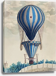 Постер Высший пилотаж в исполнении Франческона Орланди в Болонье в пабах. Сады, 6 ноября (1828)