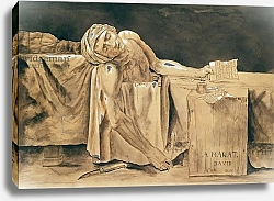 Постер Давид Жак Луи The Death of Marat, 1793 2