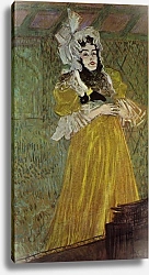 Постер Тулуз-Лотрек Анри (Henri Toulouse-Lautrec) Портрет мисс Мэй Белфорт