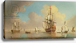 Постер Монами Питер British men-o'-war and other ships