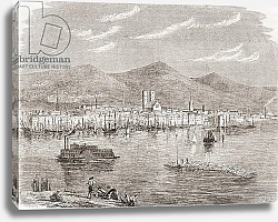 Постер Montreal in the 1860s, engraved by Auguste Trichon