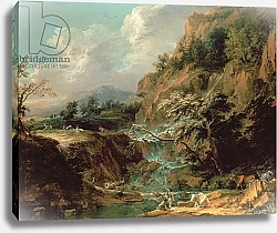 Постер Бейч Иохим Landscape with waterfall