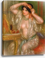 Постер Ренуар Пьер (Pierre-Auguste Renoir) Gabrielle at the Mirror, 1910