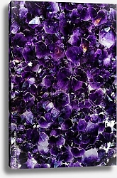 Постер Кристаллы фиолетового аметиста