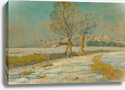 Постер Чордак Людовит Winter landscape under the Tatras