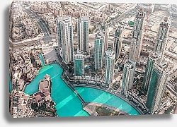 Постер Дубай, вид с высоты