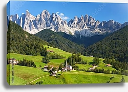 Постер Италия. The Dolomites in the European Alps