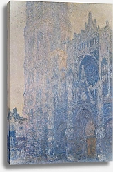 Постер Моне Клод (Claude Monet) Руанский собор утром