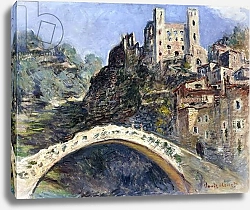 Постер Моне Клод (Claude Monet) Dolceacqua, 1884