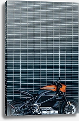 Постер Harley-Davidson у стены