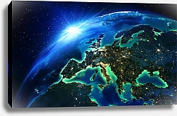 Постер Вид из космоса на Европу