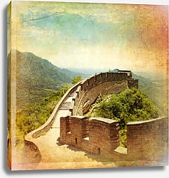 Постер Великая Китайская стена, ретро-фото 2
