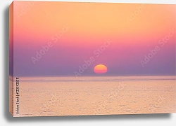 Постер Солнце, заходящее за океан