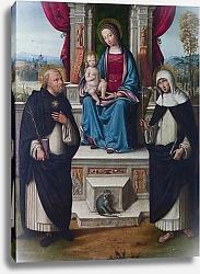 Постер Джарофало Дева Мария со Святыми 2