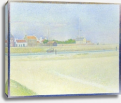 Постер Сера Жорж-Пьер (Georges Seurat) Канал в Гравелине, в Grand Fort-Philippe