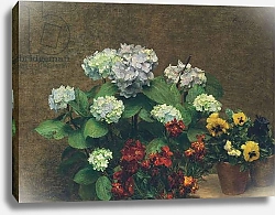 Постер Фантен-Латур Анри Flowers; Fleurs, 1879