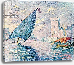 Постер Синьяк Поль (Paul Signac) Marseille, Fishing Boats, 1907