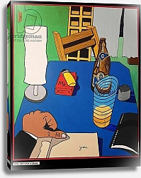 Постер Джоэл Тимоти Still life with a drink, 2001, oil on canvas