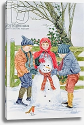 Постер Бредбери Катрин (совр) Building a snowman 1