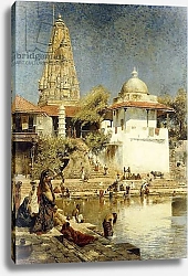 Постер Уикс Эдвин The Ganges at Benares,