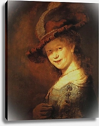 Постер Рембрандт (Rembrandt) Портрет Саскии ван Эйленбург