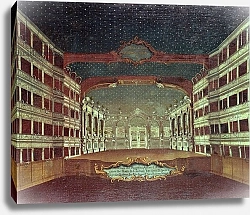 Постер Белла Габриэль Interior of the San Samuele Theatre, Venice