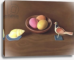 Постер Ливайн Томар Easter Eggs, Shell and Bird
