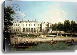 Постер Каналетто (Giovanni Antonio Canal) Old Somerset House from the River Thames, London