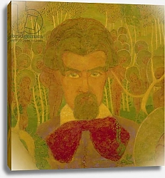 Постер Малевич Казимир Self Portrait, study for a fresco, 1907