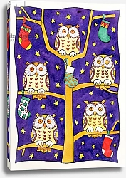 Постер Бакстер Кэти (совр) Five Wise Owls