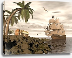 Постер Пиратский корабль
