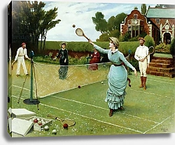 Постер Tennis Players, 1885