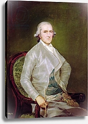 Постер Гойя Франсиско (Francisco de Goya) Portrait of Francisco Bayeu y Subias, 1795
