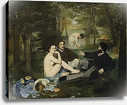 Постер Мане Эдуард (Edouard Manet) Заврак на траве