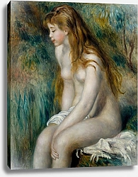 Постер Ренуар Пьер (Pierre-Auguste Renoir) Young Girl Bathing, 1892