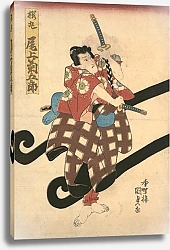 Постер Утагава Кунисада The Actor Ichikawa Danjûrô in the Role of Matsuômaru