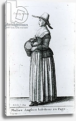 Постер Холлар Вецеслаус (грав) English Country Woman, 1643
