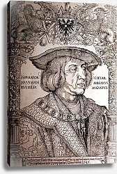 Постер Дюрер Альбрехт Maximilian I, Emperor of Germany, 1518