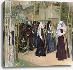 Постер Нестеров Михаил The Taking of the Veil, 1898