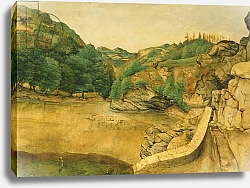 Постер Дюрер Альбрехт Road in the Alps, 1495