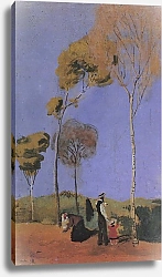 Постер Макке Огюст (Auguste Maquet) Гуляющие