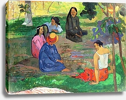 Постер Гоген Поль (Paul Gauguin) Les Parau Parau, or Conversation, 1891