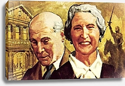 Постер МакКоннел Джеймс Sir Lewis Casson and Dame Sybil Thorndike