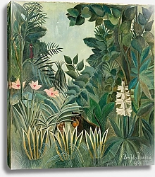 Постер Руссо Анри (Henri Rousseau) The Equatorial Jungle, 1909