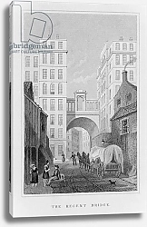 Постер Шепард Томас (последователи) The Regent Bridge, Edinburgh, engraved by Thomas Barber, 1829