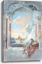 Постер Тьеполо Джованни Achilles consoled by his mother, Thetis, from 'The Iliad' by Homer, 1757
