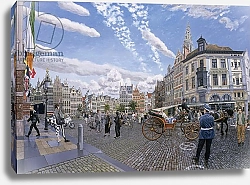 Постер Парсонос Хью (совр) The Great Market Square in Antwerp, 1996
