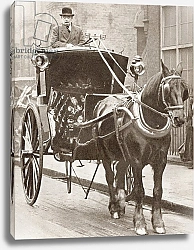 Постер A Hansom Cab in London, England in 1910